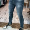 ⁦ג'ינס סקיני Pepe Jeans London דהוי משופשף עם קרעים⁩ – תמונה ⁦2⁩