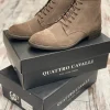 ⁦מגף עור Quattro Cavalli בצבע חום⁩ – תמונה ⁦3⁩