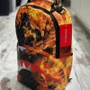 ⁦תיק SPRAYGROUND - שחור כתום⁩ – תמונה ⁦2⁩